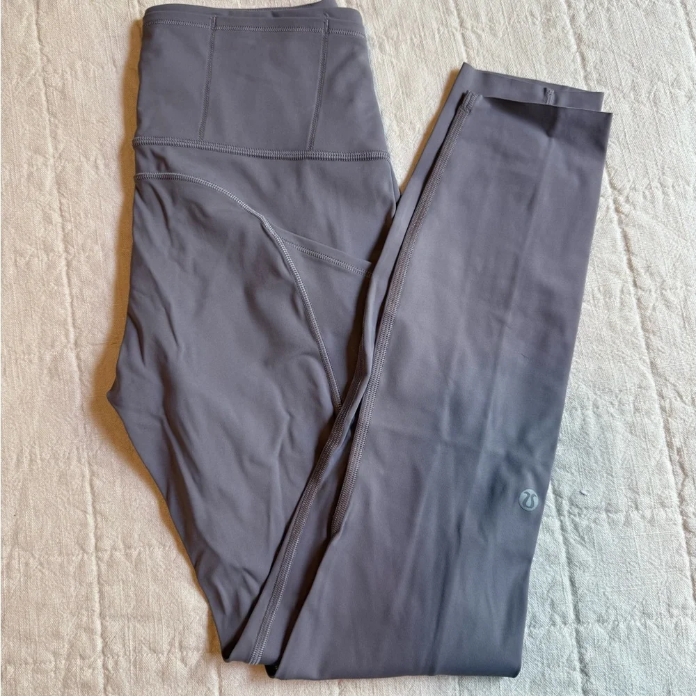 lululemon athletica High-Rise Seam Detail Leggings — Dusty Gray